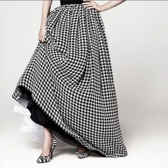 Pleated dot maxi skirt talbots deals